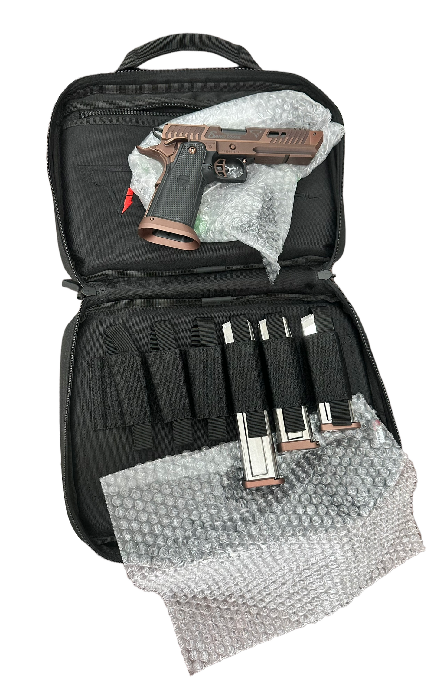 TARAN TACTICAL SAND VIPER 2011 NEW GRIPS 9MM READY TO SHIP.