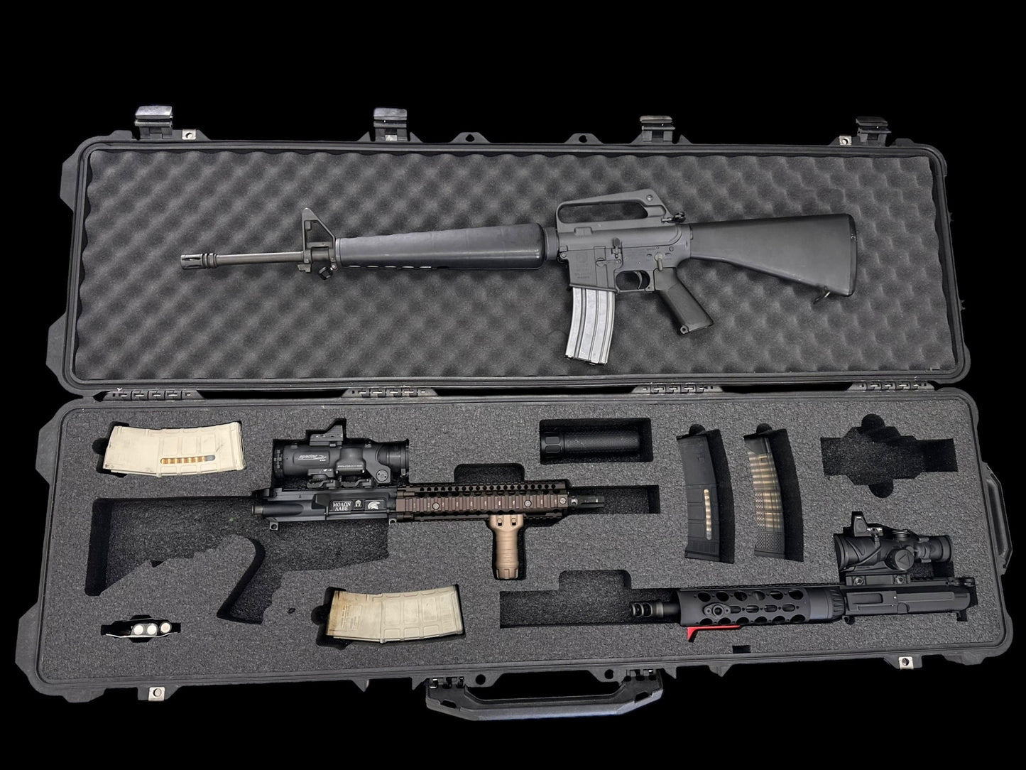 COLT M16A1 TRANSFERABLE MACHINE GUN CLASS 3 MINT WITH 2 EXTRA UPPERS IN CUSTOM CASE