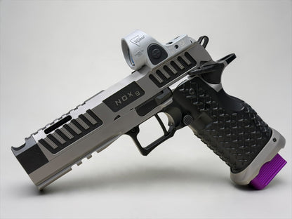 JACOB GREY NOX GENTLEMEN SERIES TUXEDO 9MM PORTED + COMP (OPTIC NOT INCLUDED)