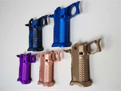 TEE GUN VAULT “T7” ALUMINUM FULL SIZE 2011 STACCATO ANODIZED GRIPS UPGRADE