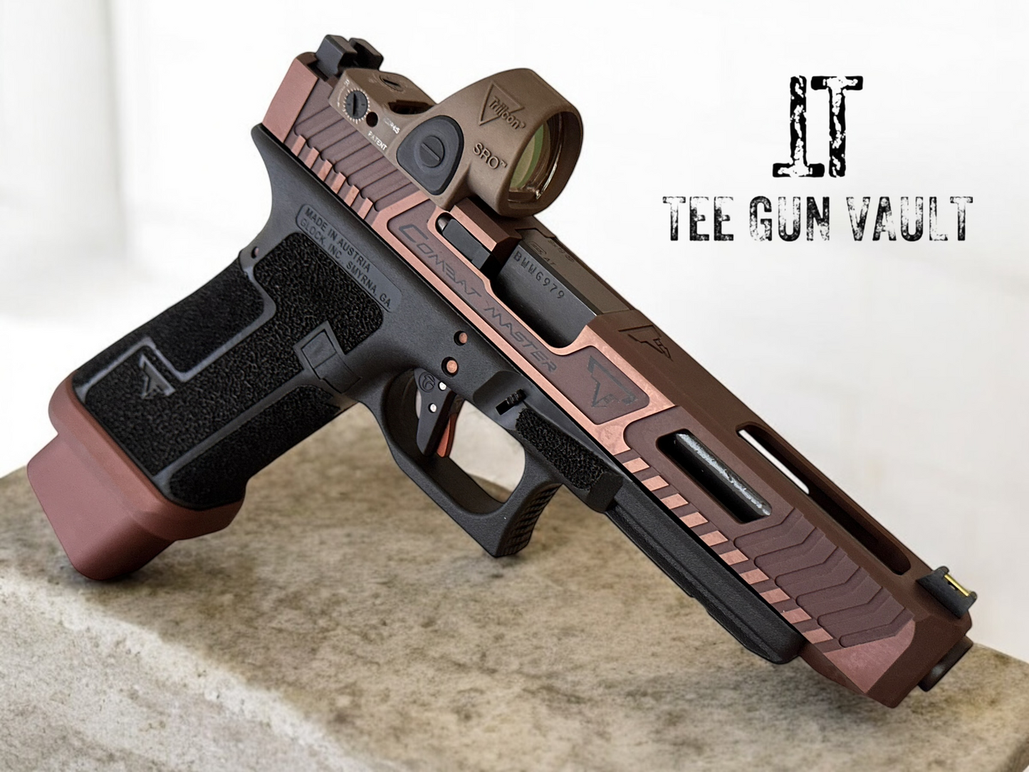 TARAN TACTICAL GLOCK 34 COPPERHEAD FINISH 9mm WITH TRIJICON SRO