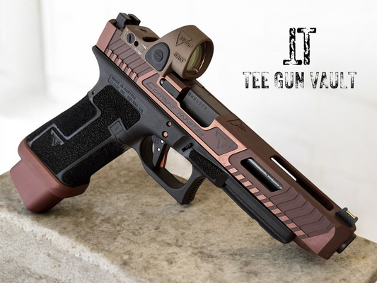 TARAN TACTICAL GLOCK 34 COPPERHEAD FINISH 9mm WITH TRIJICON SRO