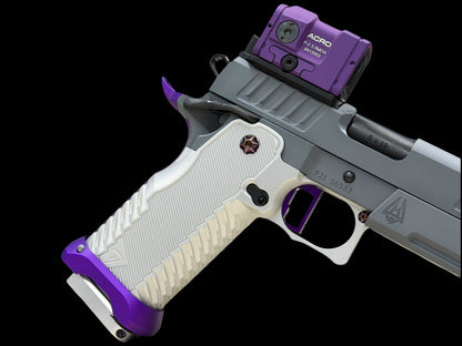 STACCATO P CUSTOM WITH ALUMINUM GRIPS INFINITY TRIGGER ACRO AND COMPENSATOR