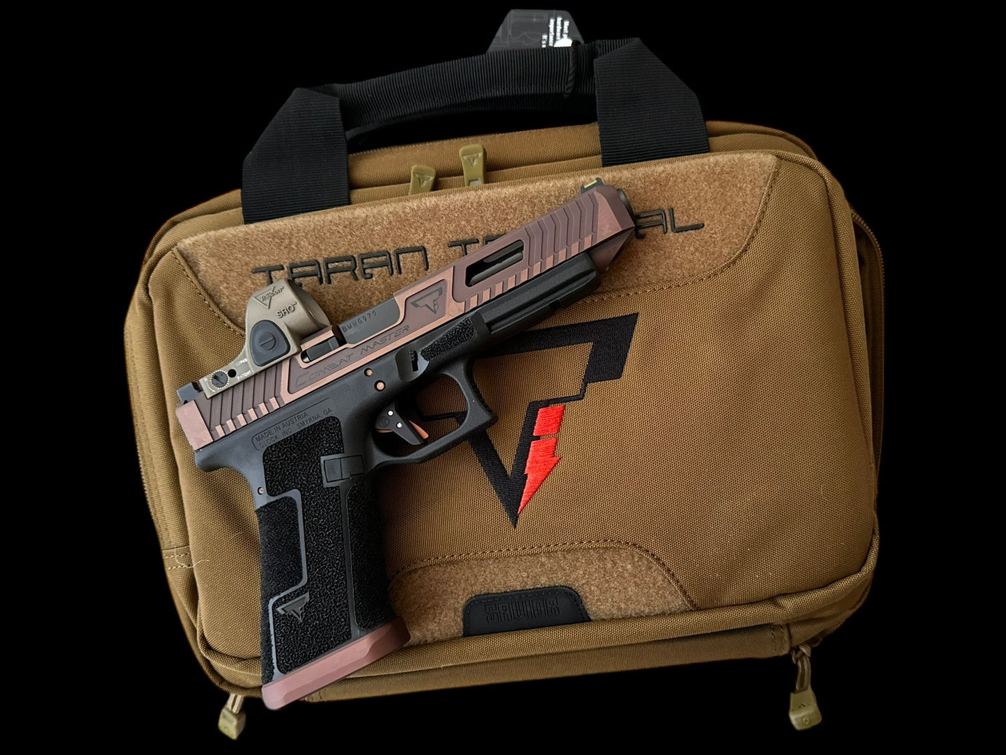 TARAN TACTICAL GLOCK 34 COPPERHEAD FINISH 9mm WITH TRIJICON SRO