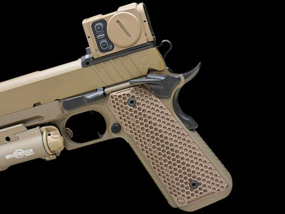NIGHTHAWK CUSTOM SANDHAWK SINGLE STACK 9mm WITH ACRO P2 AND X300