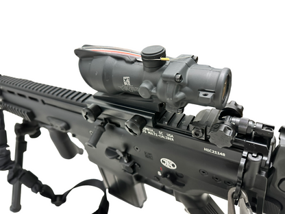 FN AMERICA SCAR 17S WITH TRIJICON ACOG & SUREFIRE. MANY UPGRADES (PRE OWNED)