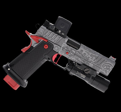 STACCATO CUSTOM P “SPARTANS” PORTED WITH METAL EVO GRIPS RCR & X300