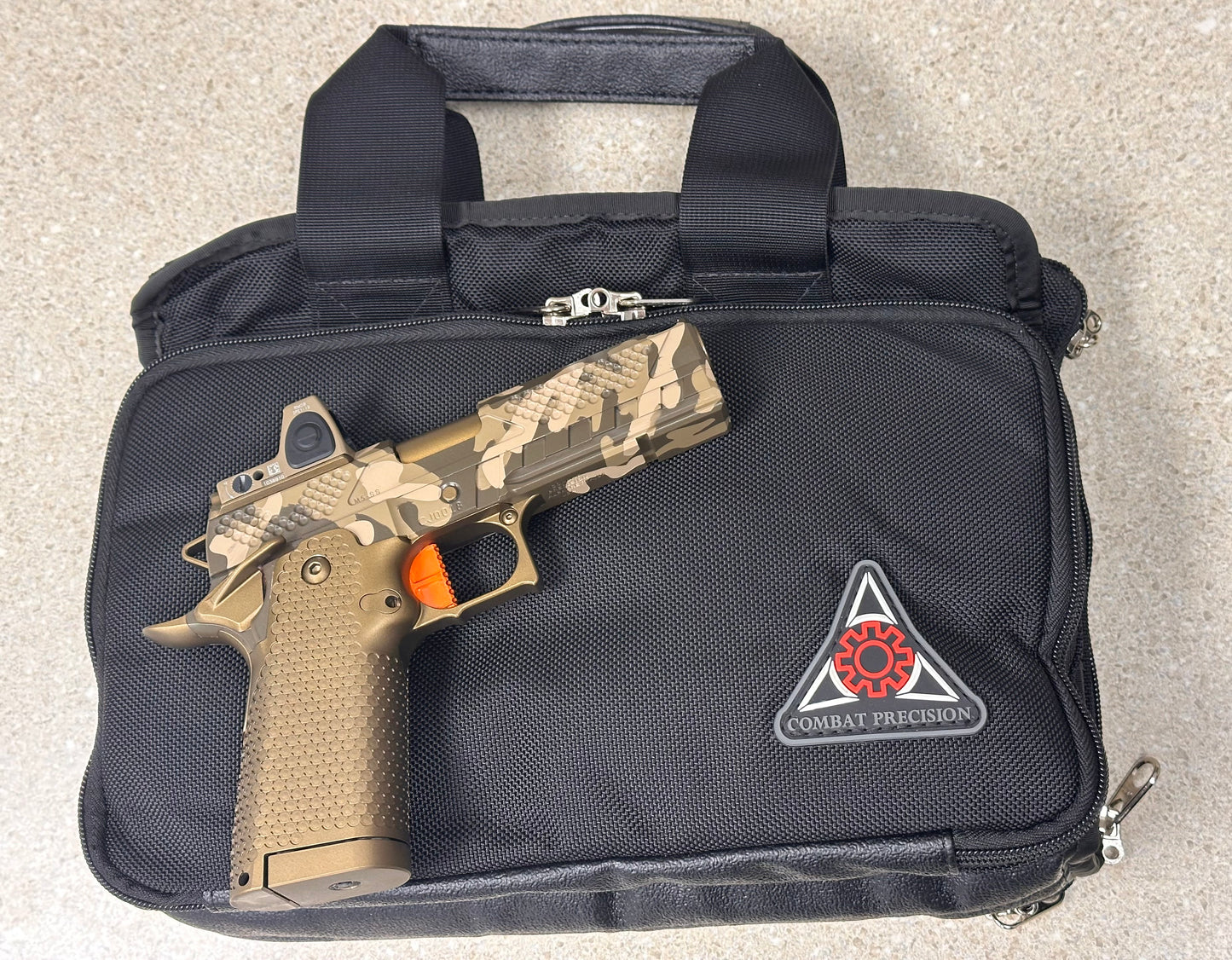 COMBAT PRECISION M5-PORTED COMMANDER 9MM WITH RMR (pre owned) excellent condition