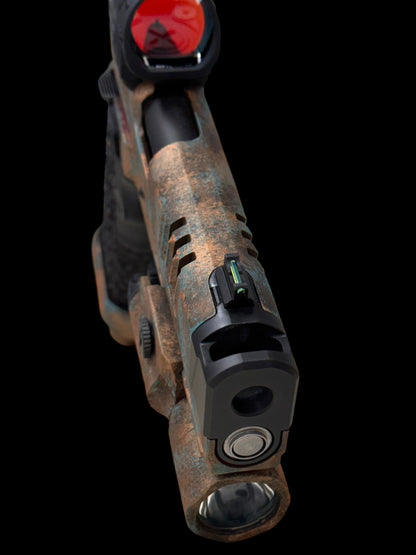 STACCATO CUSTOM XC LIMITED EDITION "SUNKEN SHIP"  WITH DRAGON SCALE GRIPS, INFINITY TRIGGER SRO & X300