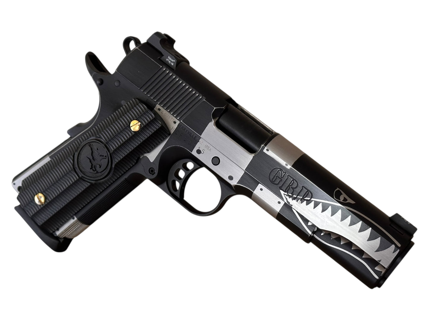 NIGHTHAWK CUSTOM GRP SHARK 1 OF A KIND .45 ACP PRE OWNED EXCELLENT CONDITION