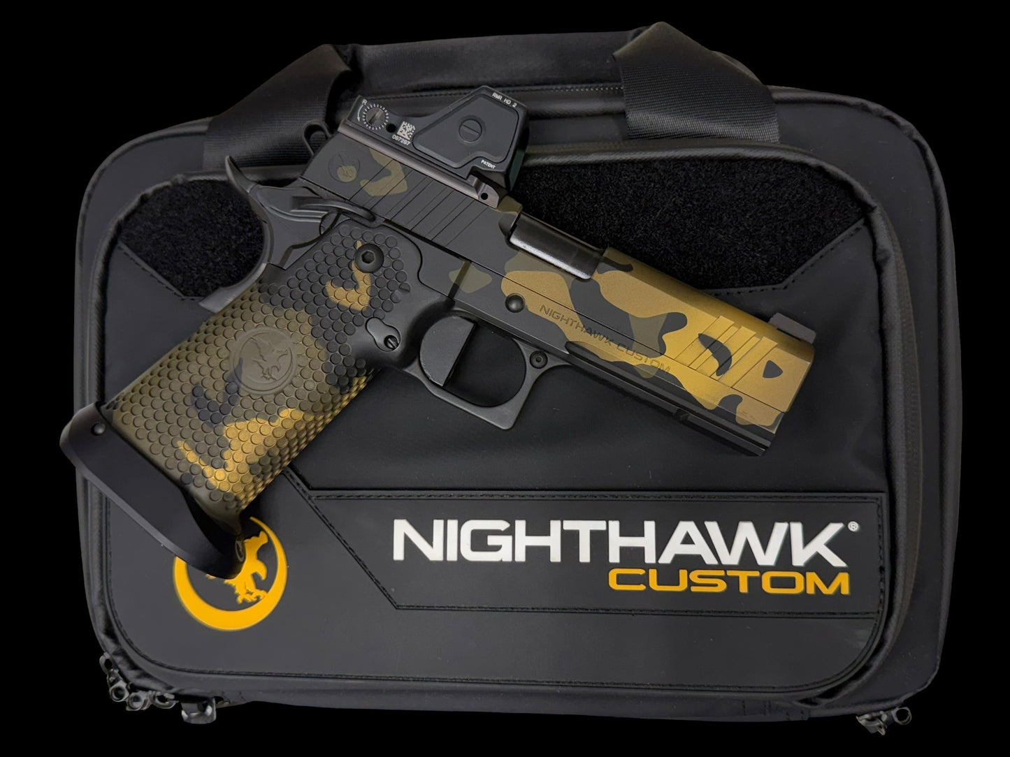 NIGHTHAWK CUSTOM TRS COMMANDER HALO 9MM WITH RMR HD AND MAGWELL (PRE OWNED)