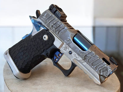 BUL ARMORY SAS II ULTRALIGHT PRO 2 PORTED “SAMURAI” BLUE TRIGGER 3.25” BARREL PVD