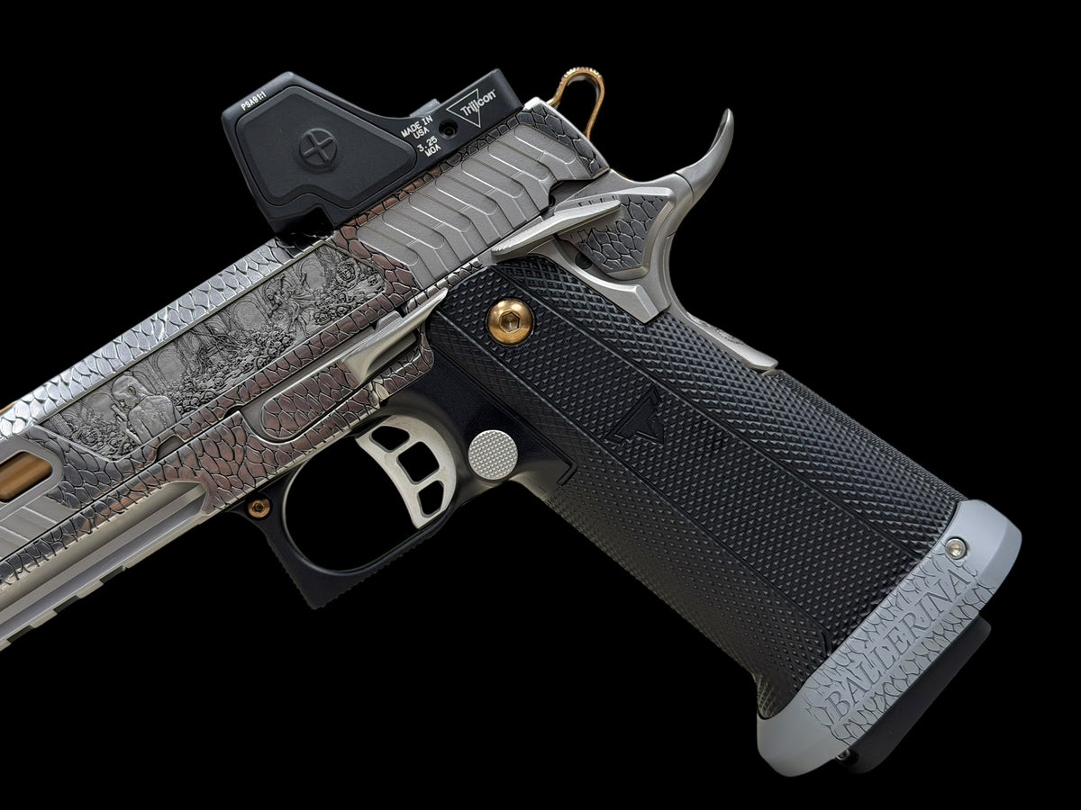 TARAN TACTICAL “MEMENTO MORI” VIPER 1 OF 5 MASTERPIECE MUSEUM GRADE FUNCTIONAL ART
