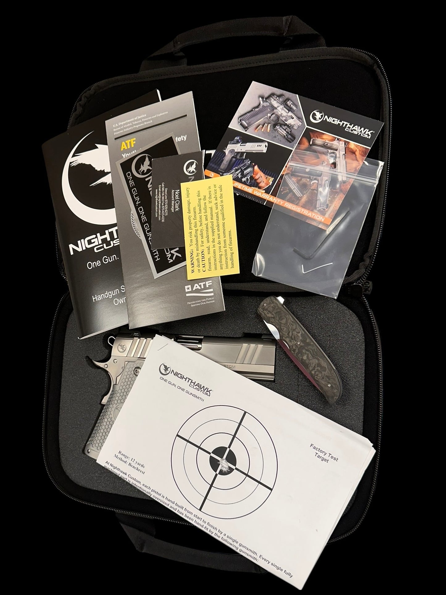 NIGHTHAWK CUSTOM TRS COMMANDER “ICEMAN” SAND HAWK SERRATED OPTIC CUT DOUBLE STACK