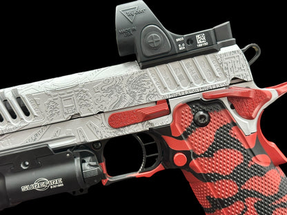 STACCATO CUSTOM XC “THE IMMORTALS” ENGRAVED WITH PT PRO GRIPS SRO AND X300