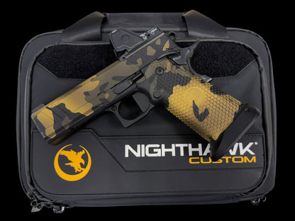 NIGHTHAWK CUSTOM TRS COMMANDER HALO 9MM WITH RMR HD AND MAGWELL (PRE OWNED)