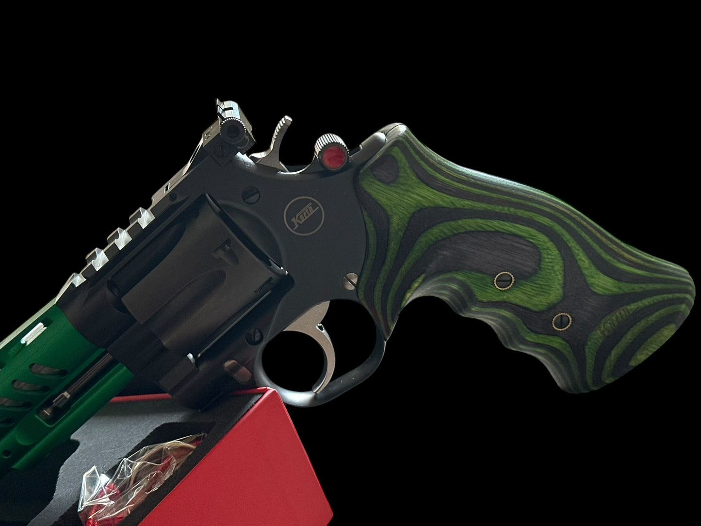 NIGHTHAWK CUSTOM KORTH REVOLVER SUPER SPORT GTA GREEN .357 MAG
