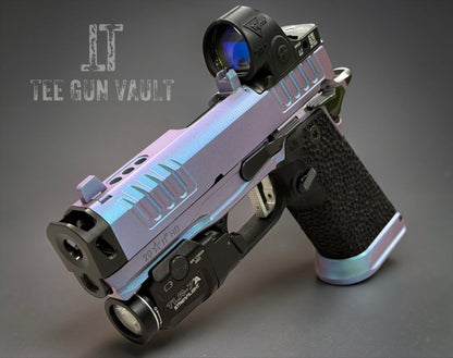 STACCATO CUSTOM P4X “TYPHOON” PORTED + COMP WITH TRIJICON SRO & TLR7