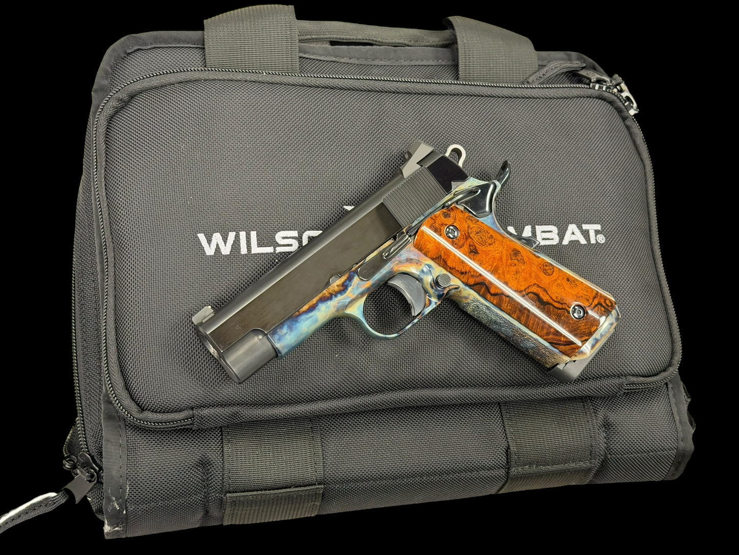 WILSON COMBAT PROFESSIONAL 1911 POLISHED AND CASE HARDENED IN .45ACP