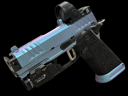 STACCATO CUSTOM P4X “TYPHOON” PORTED + COMP WITH TRIJICON SRO & TLR7