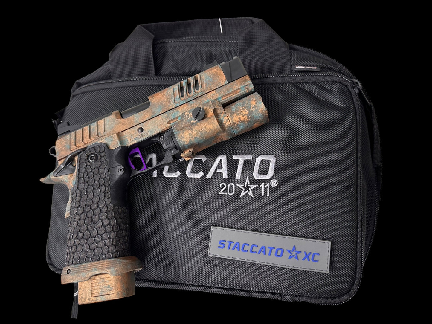 STACCATO CUSTOM XC “SUNKEN SHIP LIMITED EDITION INFINITY TRIGGER WITH X300 , DRAGON SCALE GRIPS