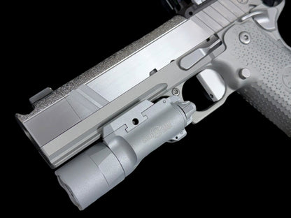 NIGHTHAWK CUSTOM TRS COMP POLISHED SILVER WITH MATCHING ACRO P2 & X300