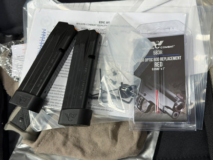 WILSON COMBAT EDC X9 2.0 TWO TONE OPTIC READY 9mm LIGHT RAIL