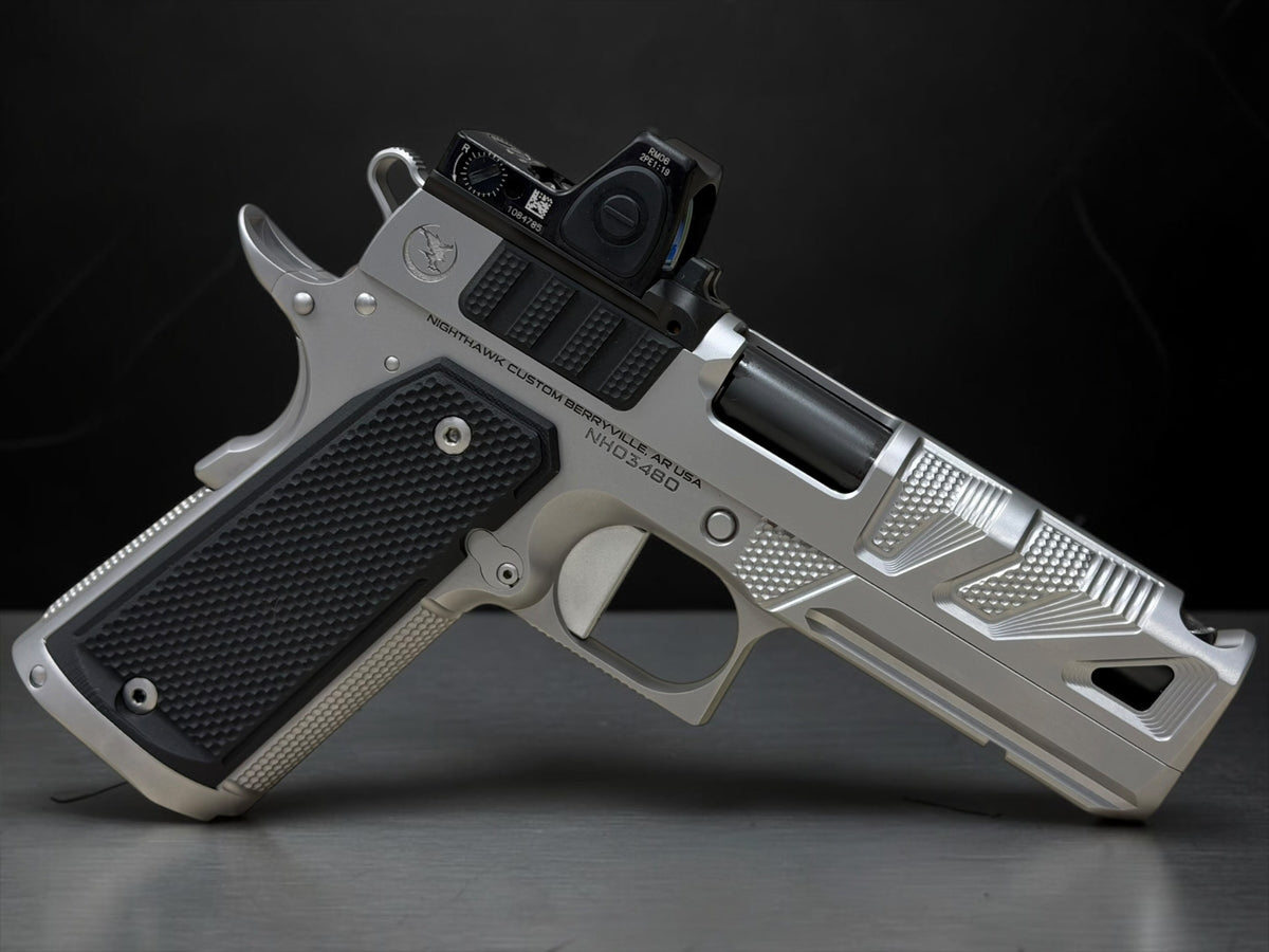 NIGHTHAWK CUSTOM ALPHA HAWK SINGLE STACK COMMANDER 9MM PORTED ((OPTIC NOT INCLUDED))