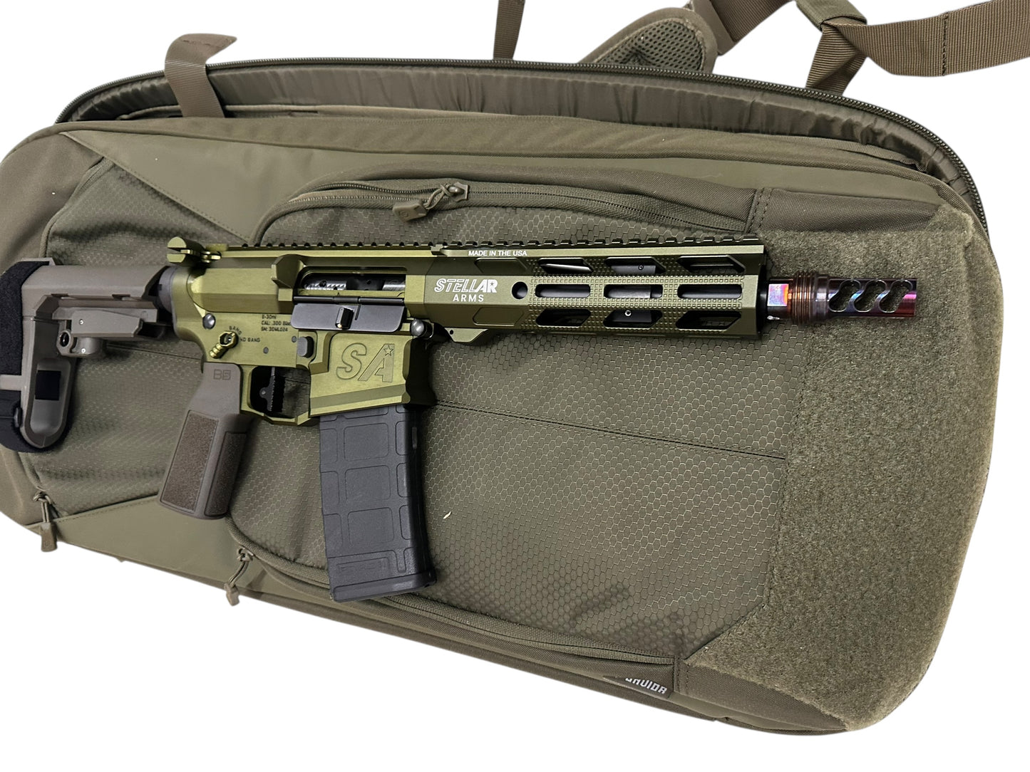 STELLAR ARMS MAD CHEMIST AR PISTOL OD GREEN 300 BLACKOUT