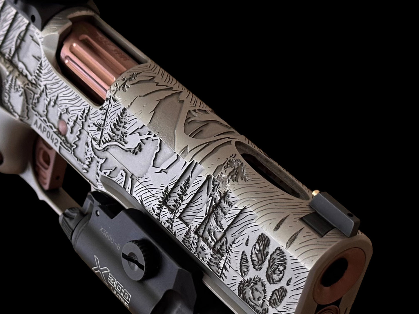 ALPHA AMERICAN “AURORA” PORTED 5” GOV ALL STEEL COLLECTOR LIMITED EDITION 20 UNITS. 9MM