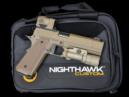 NIGHTHAWK CUSTOM SANDHAWK SINGLE STACK 9mm WITH ACRO P2 AND X300