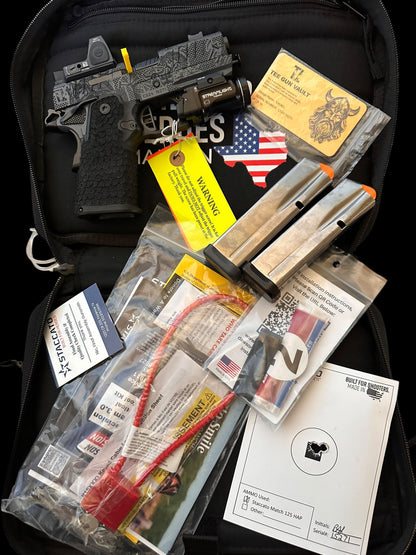 STACCATO CUSTOM CS “VIKING” PORTED 3.5” DLC BARREL WITH RMR AND TLR7 FLASHLIGHT