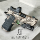 STI/STACCATO CS PORTED FULLY CUSTOMIZED CAMO WITH RMR AND FLASHLIGHT. MANY UPGRADES