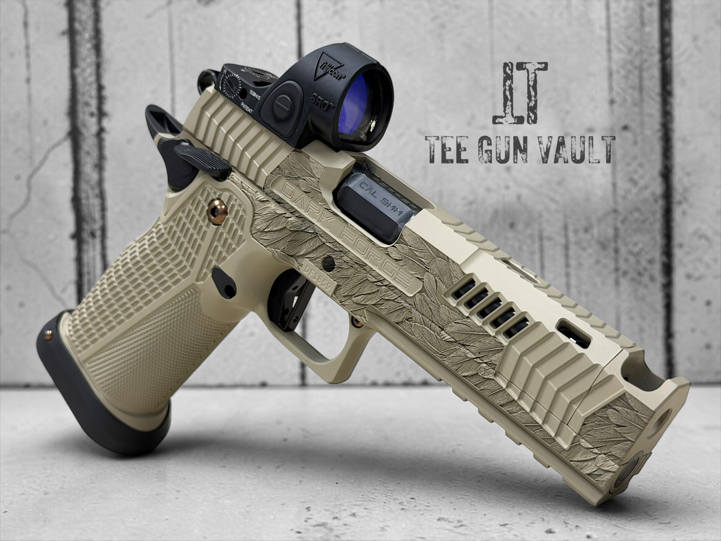 DARK FORGE REAPER “FEATHERS” PORTED + COMP WITH TRIJICON SRO GREEN DOT