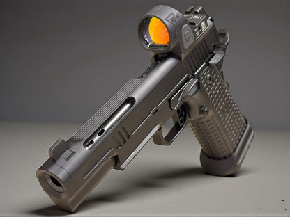 GUNCRAFTERS X2 PORTED BLACKOUT WITH TRIJICON SRO (pre owned) LIKE NEW