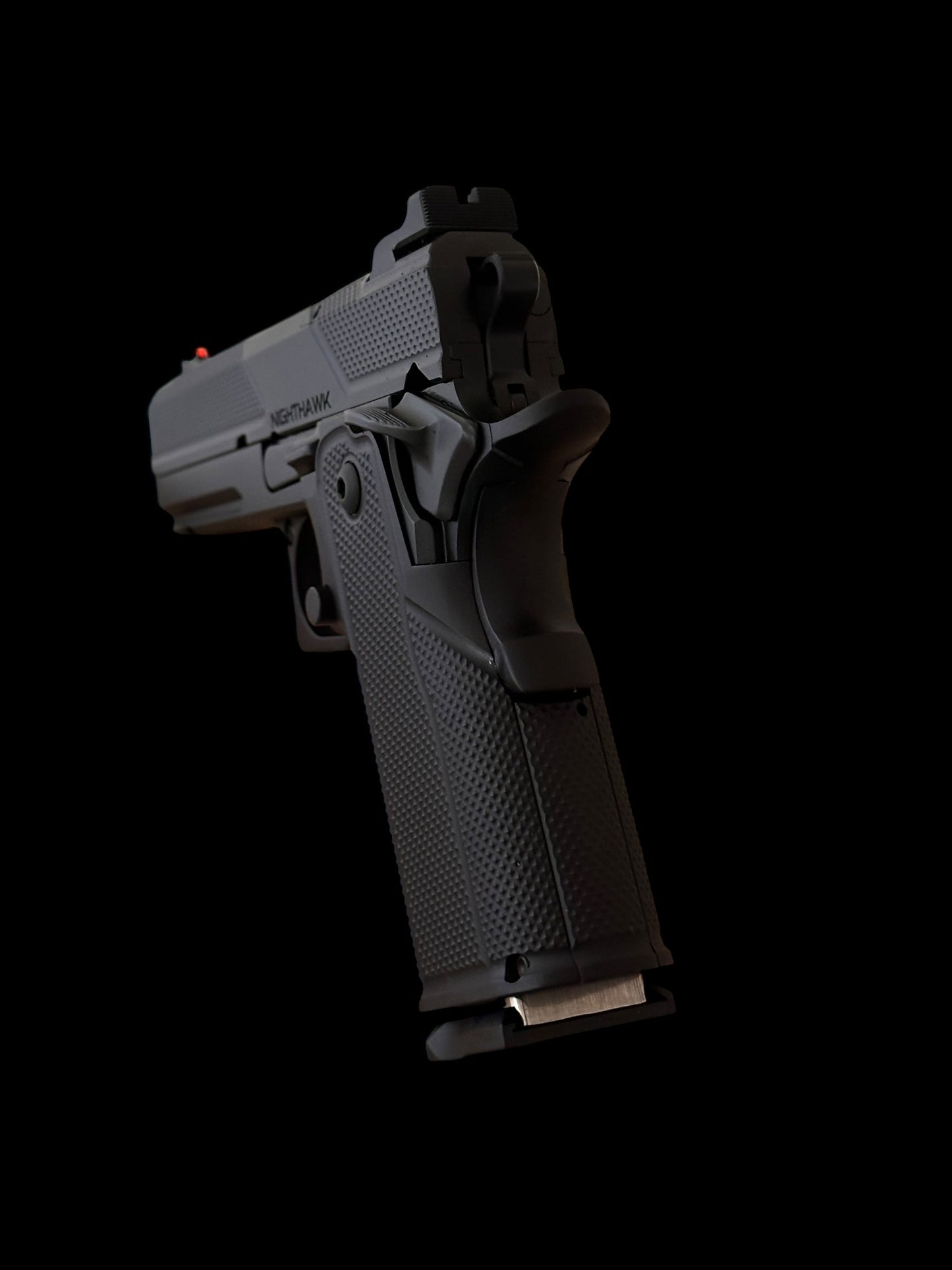 NIGHTHAWK CUSTOM DOUBLE AGENT DS 4.25” OPTIC READY BLACK DLC  COMMANDER AMBI SAFETY 9MM