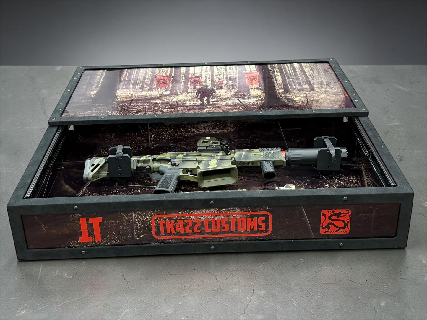 RONIN ULTIMATE 1 OF 1 GENESIS STACCATO AGENCY SIG SPARTAN 5 RINGS KNIFE SET SIGNED WITH COA