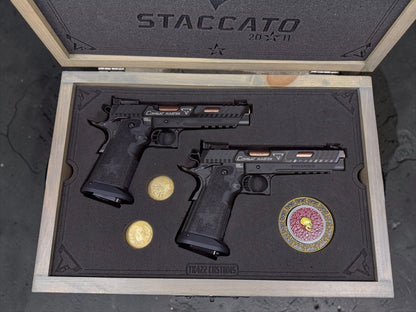 TARAN TACTICAL STACCATO JW3 COMBAT MASTER BOX SET LIMITED EDITION JOHN WICK PISTOLS