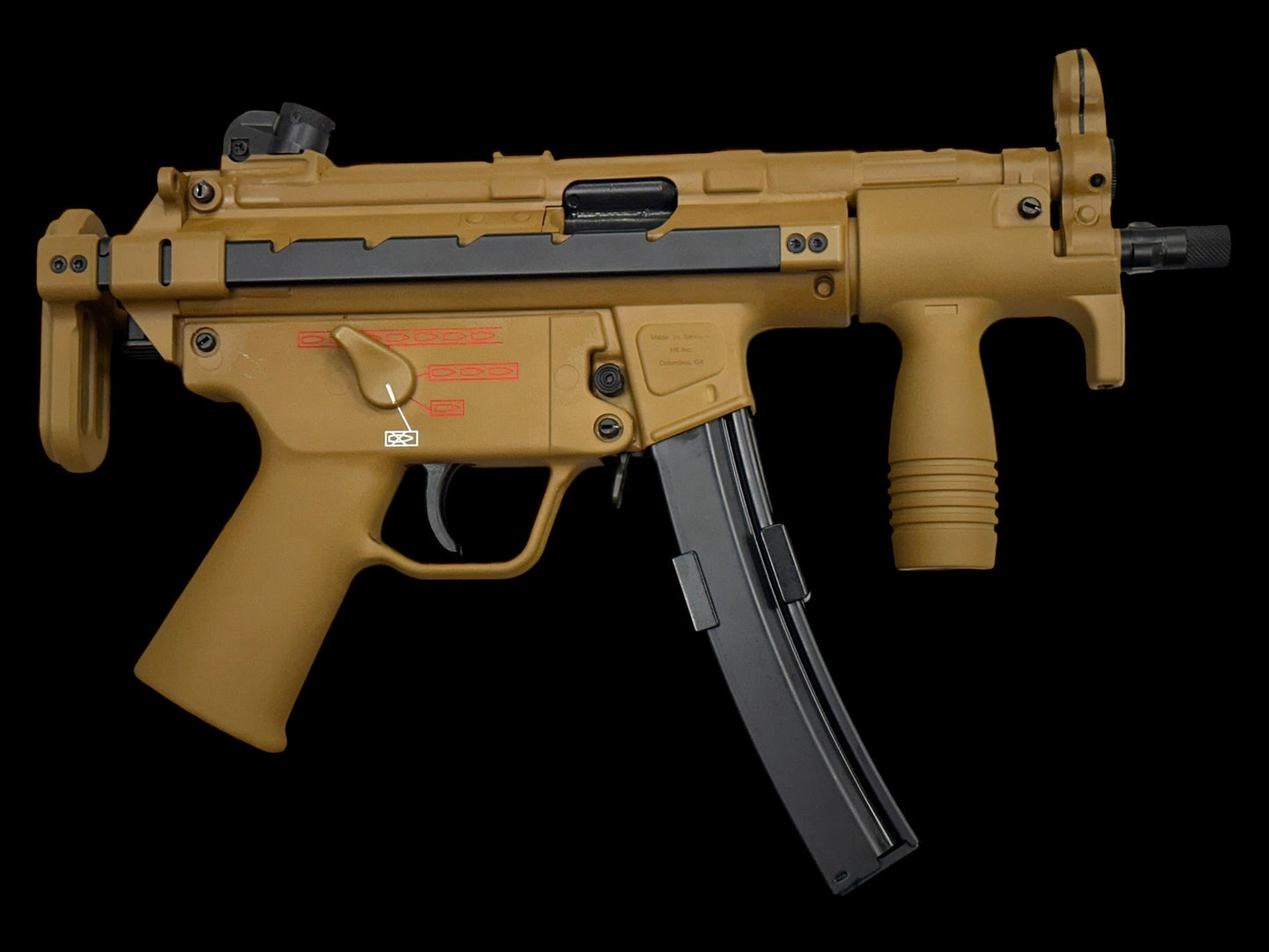 FULLY TRANSFERABLE MP5A3 S&H SEAR WITH ANOTHER MP5K RAL8000 HOST BY BAHNHOF