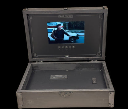 TEE GUN VAULT EXCLUSIVE WOODEN MAGNETIC LED SCREEN COLLECTOR DISPLAY BOX (LIMITED EDITION)