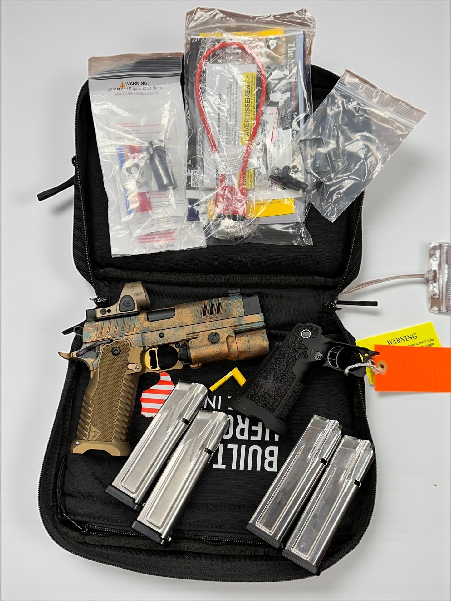 STACCATO CUSTOM XC SUNKEN SHIP EDITION WITH T7 ALUMINUM GRIPS GOLD TRIGGER SRO & X300