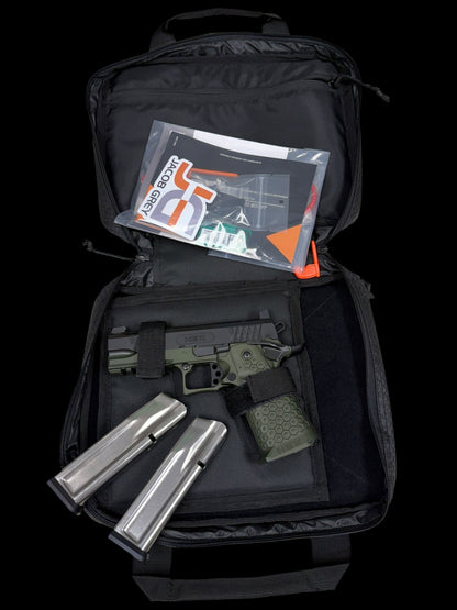 JACOB GREY HEX DUTY GREEN 4.25” PORTED ROSE GOLD BARREL 9mm