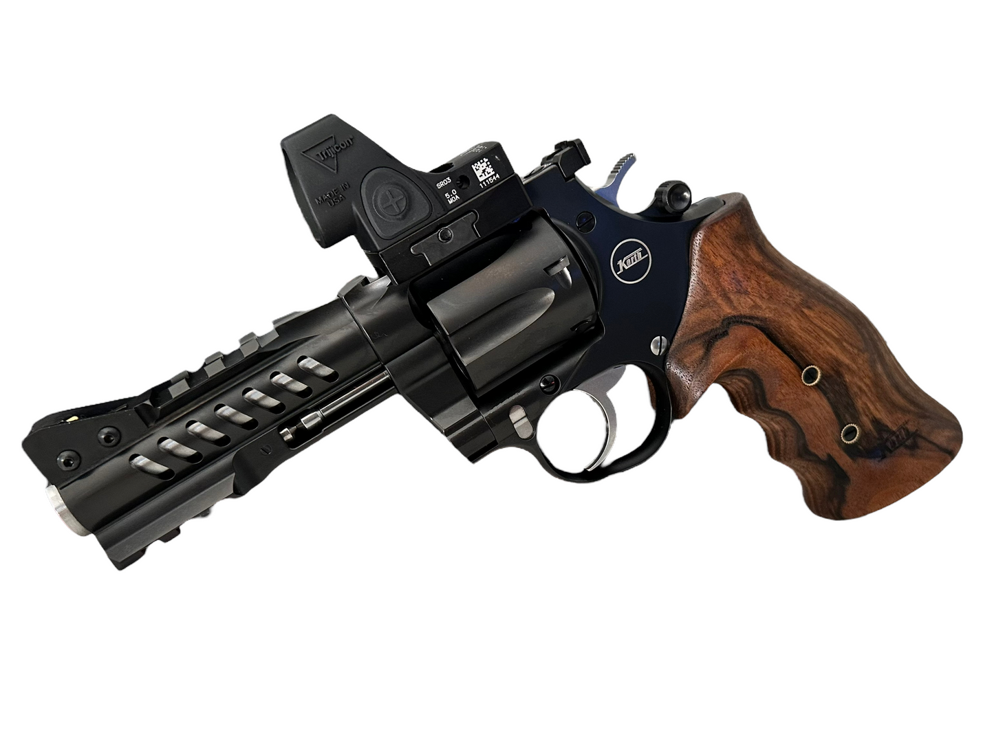 NIGHTHAWK CUSTOM KORTH RANGER 4” REVOLVER WITH PIC OPTIC PLATE (OPTIC NOT INCLUDED)