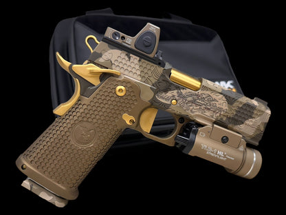 NIGHTHAWK CUSTOM TRS COMMANDER PORTED “BLACK OPS” 1 OF 1 WITH RMR AND TLR1 9MM