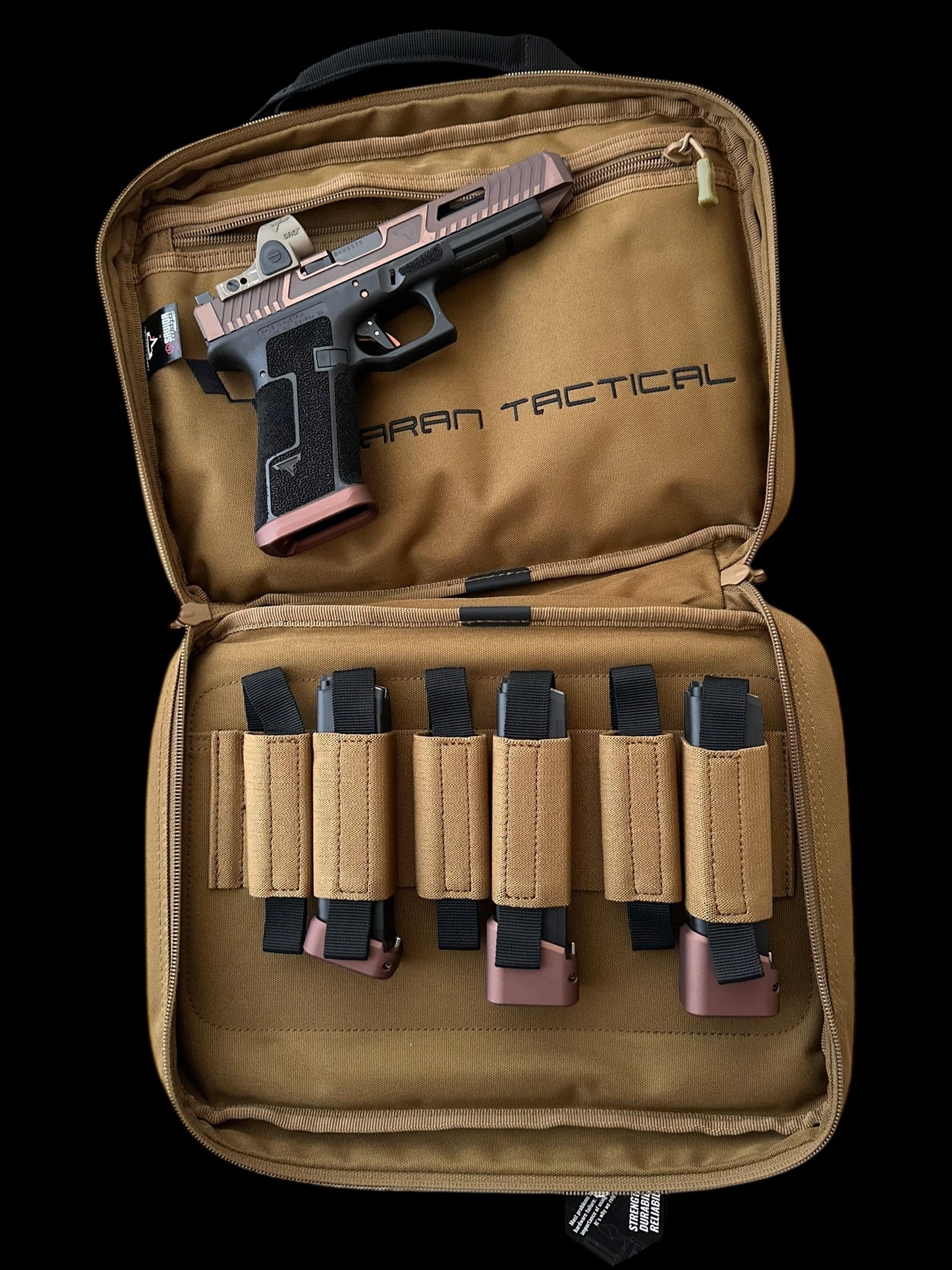 TARAN TACTICAL GLOCK 34 COPPERHEAD FINISH 9mm WITH TRIJICON SRO
