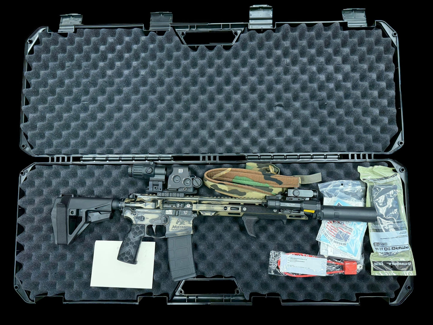 MUSTANG ARMAMENT CUSTOM “CHESTY” 12.5” PISTOL 5.56 NATO (NFA ITEM)
