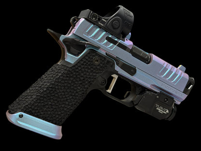 STACCATO CUSTOM P4X “TYPHOON” PORTED + COMP WITH TRIJICON SRO & TLR7