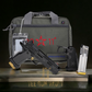 CUSTOM STACCATO XC 2011 BLACK CERAKOTE FINISH FULLY ENGRAVED SCROLL WITH ALUMINUM GRIPS PINNED