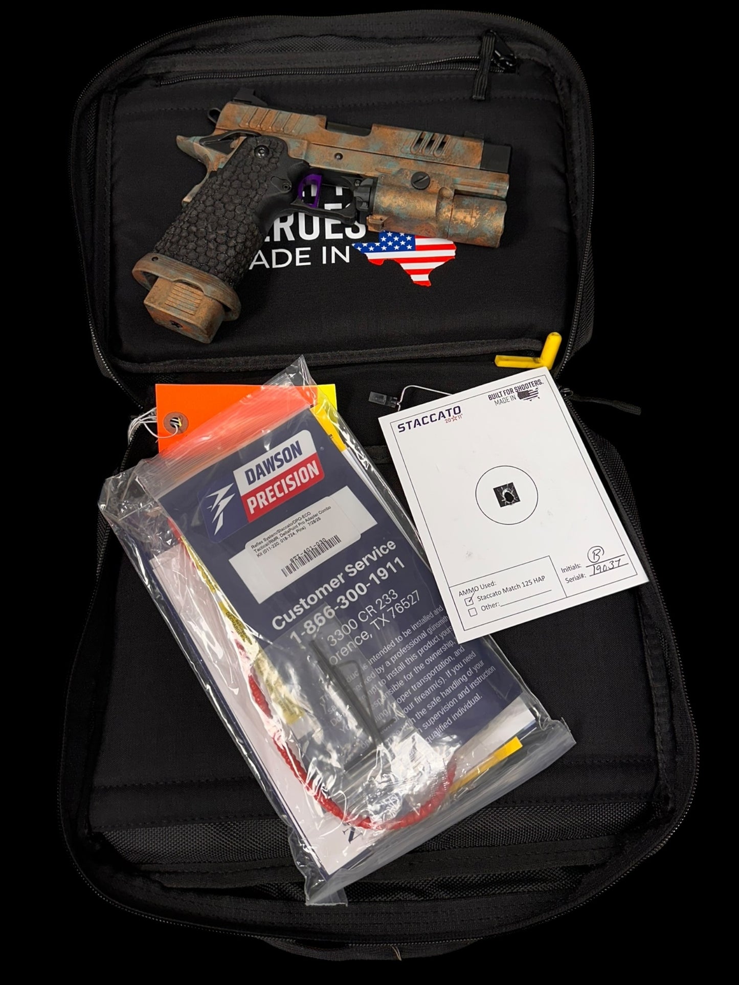 STACCATO CUSTOM XC “SUNKEN SHIP LIMITED EDITION INFINITY TRIGGER WITH X300 , DRAGON SCALE GRIPS