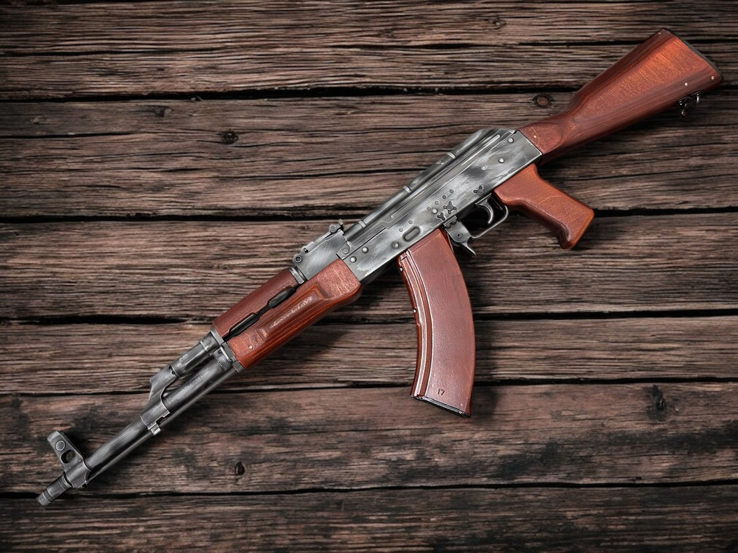 SYNDICUS CUSTOM AK47 CERAKOTE WITH BAKELITE MAG